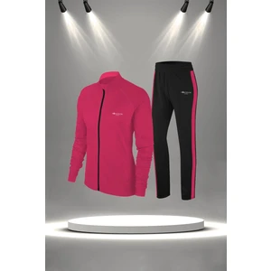 Poseidon Storm Kadın Fuşya Supra Penye Kumaş Rahat Eşofman Takımı (S-3xl)