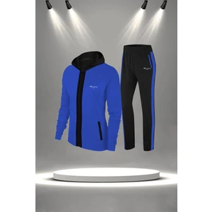 Poseidon Storm Kadın Mavi Supra Penye Kumaş Özel Tasarım Eşofman Takımı (S-3xl)