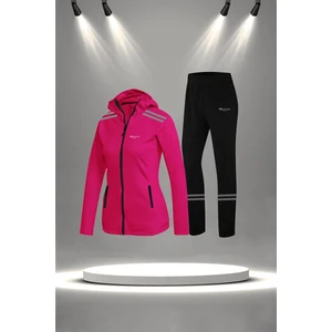 Poseidon Storm Kadın Fuşya Supra Penye Kumaş Şık Yürüyüş Takımı (S-3xl)