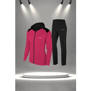 Poseidon Storm Kadın Fuşya Supra Penye Kumaş Nefes Alabilen Kumaş Şık Eşofman Takımı (S-3xl)