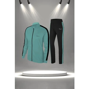 Poseidon Storm Kadın Su Yeşili Supra Penye Kumaş Konforlu Ter Tutmaz Eşofman Takımı (S-3xl)