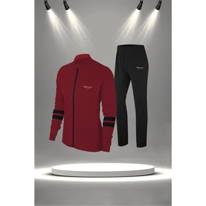 Poseidon Storm Kadın Bordo Supra Penye Kumaş Yürüyüş ve Koşu Için Eşofman Seti (S-3xl)