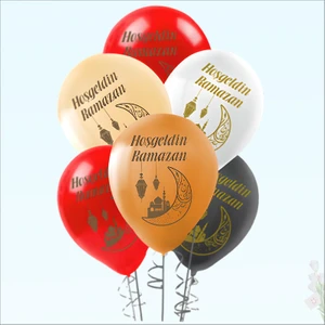 Süsle Bebek ve Parti Hoşgeldin Ramazan 30CM Balon - 10 Adet