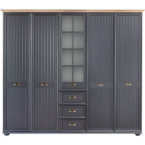 Angelic Dark 5 Kapaklı Dolap