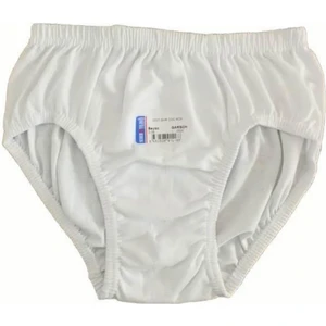 Abani Classic 6 Adet Erkek Çocuk Garson Boy Slip Külot (13-14 Yaş) % 100 Pamuk Seher Beyaz