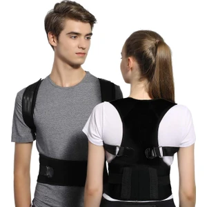 Dik Durus Korsesi Kadın Erkek Dik Durmayı Sağlayan Bel Sırt Omuz Korse Dik Durmak Için Kamburlu Önleyici Korse Yelek Aparat