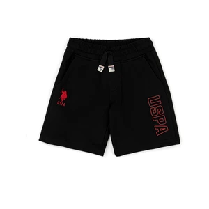 U.S. Polo Assn. Erkek Çocuk Siyah Örme Şort 50248948-VR046