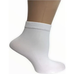 Saks 3 Adet Beyaz Renk Mikro 50 Soft Soket Çorap