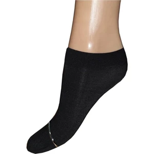 Saks 3 Adet Siyah Renk Mikro 50 Soft Patik Çorap