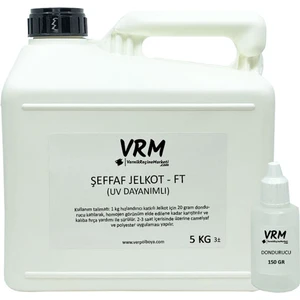 Fırça Tipi Şeffaf Polyester Jelkot - 5 kg