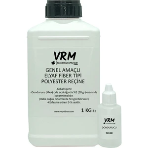 Genel Amaçlı Elyaf Fiber Tipi Polyester Reçine - 1 kg