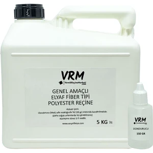 Genel Amaçlı Elyaf Fiber Tipi Polyester Reçine - 5 kg