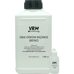 Beyaz Renkli Obje Döküm Polyesteri - 1 kg
