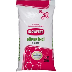 Slowfert Süper Inci Nbpt Inhibitörlü %46 Üre Azotu Yavaş Salınımlı Akıllı Gübre 25 kg