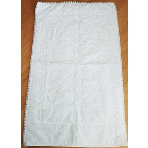 Beyaz Kadife Çeyizlik Gelin Seti Seccade Hediye Bohça