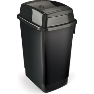 Melkan Home Banyo Çöp Kovası 27 Litre Çift Taraf Itme Kapaklı Çöp Kovası Atık Kutusu Cafe Otel Çöp Kovası