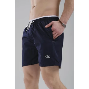 Alvise Beli Renk Detay Şeritli Basic Erkek Deniz Şortu