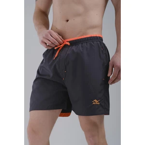 Alvise Beli Renk Detay Şeritli Basic Erkek Deniz Şortu