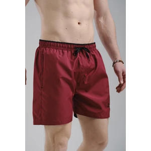 Alvise Beli Renk Detay Şeritli Basic Erkek Deniz Şortu