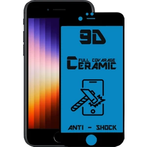 Case World Apple iPhone Se 3 (2022) Tam Kaplayan Seramik Nano Esnek Ekran Koruyucu Cam