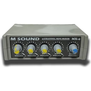Msound Mx-4 4 Kanal Mini Mikser
