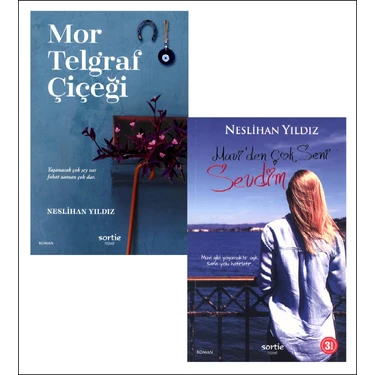 Mor Telgraf Çiçeği - Maviden Çok Seni Sevdim 2 Kitap