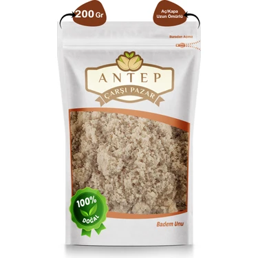 Antep Çarşı Pazar Yerli Badem Unu | 200