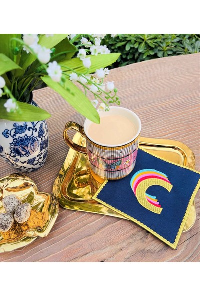 Ge Living Rainbow ´´c´´ Harfi Kokteyl Peçete (1 Adet)