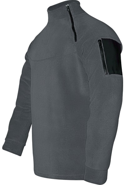 Genıus Store Erkek Polar Outdoor Fermuarlı Kombat Tactical Cepli Polar