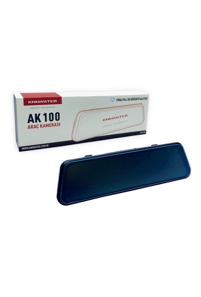 Knmaster Araç Kamerası AK-100 Ön Arka Kameralı 1080p Dokunmatik 10inç Yol Kayıt