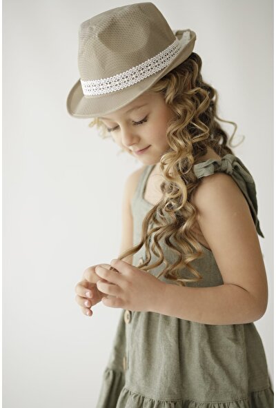 Cumino Lenora Kız Çocuk Şapkalı Elbise