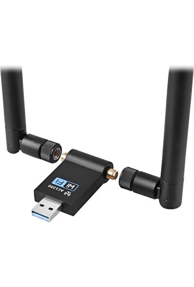Streak AC1200 Wifi Sinyal Güçlendirici USB Kablosuz Ağ Adaptör Dual Band