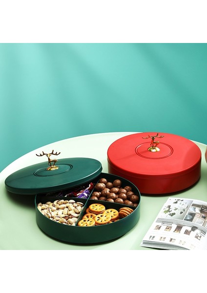 Yuvarlak Dönen Ev Şekeri Fındık Kavun Tohumu Tepsisi Yeşil (Yurt Dışından) modelleri