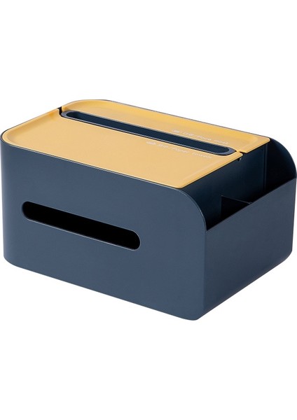 Ev Masaüstü Çok Fonksiyonlu Mendil Kutusu Koyu Mavi (Yurt Dışından)