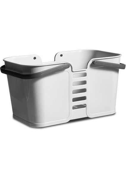 3 Pcs Taşınabilir Banyo Sepet Tuvalet Saklatma Kutusu (Gri) (Yurt Dışından)