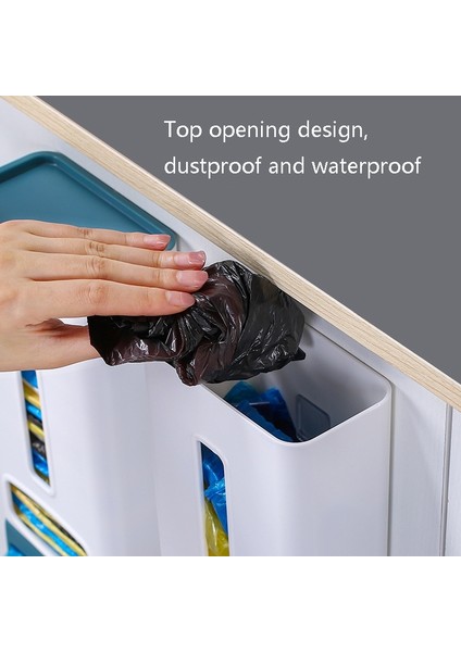 2'li Duvara Monte Emişli Plastik Poşet Saklama Kutusu Pembe (Yurt Dışından) fiyatları