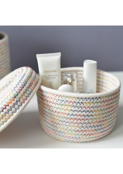 Pamuklu Ip Saklama Sepeti Özellikler 22 x 14 cm Yuvarlak (Yurt Dışından) fiyatları