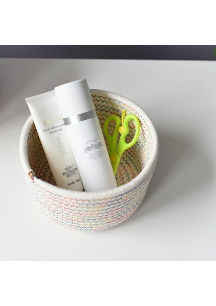 Pamuklu Ip Saklama Sepeti Özellikler 22 x 14 cm Yuvarlak (Yurt Dışından) modelleri