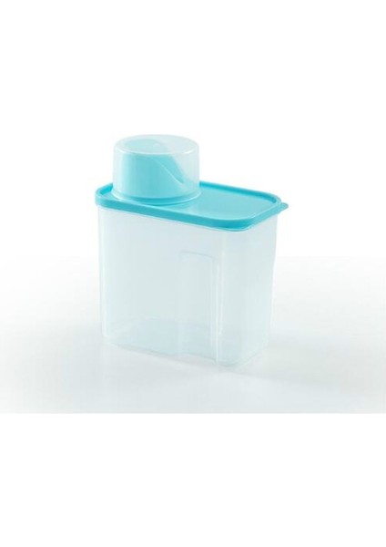 2l Şeffaf Çamaşır Tozu Saklama Kutusu Mavi (Yurt Dışından)