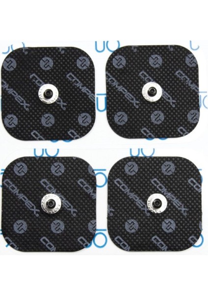 Compex Performance Snap 5x5 cm Çıtçıtlı Siyah Tens Elektrot Pedi, 4 Adet fiyatları
