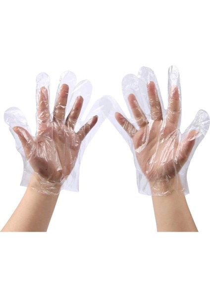 Şeffaf Poşet Eldiven Hışır Eldiven Large 1 KOLİ 100 PAKET