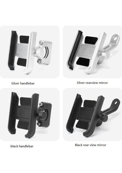 Motosiklet Kamerası ve Telefon Tutacağı - Gümüş (Yurt Dışından)