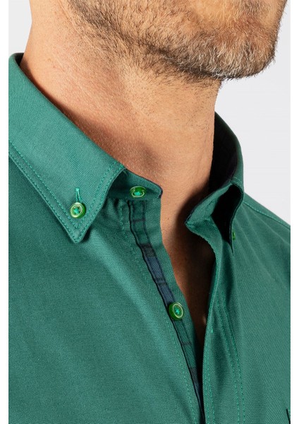 Klasik Fit Rahat Kesim Poplin Oxford Erkek Gömlek modelleri
