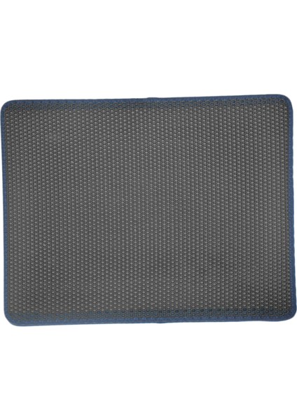 Dayanıklı Kedi Çöp Mat Su Geçirmez Saçılı Kontrol Kolay Temiz Kaymaz Kutu Gri 55X75 cm (Yurt Dışından)