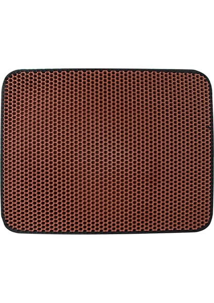 Dayanıklı Kedi Çöp Mat Su Geçirmez Saçılma Kontrolü Kolay Temiz Kaymaz Kutu Kahverengi 55X75 cm (Yurt Dışından) fiyatları