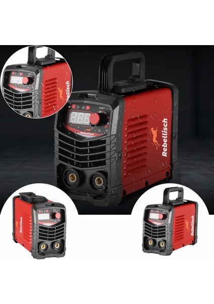 Germany Master Clicker Series Çift Kartlı 200 Amper Profesyonel Dijital Göstergeli Inverter Kaynak Makinesi