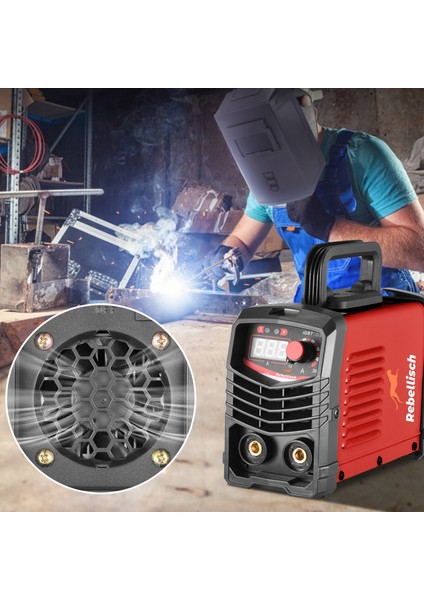 Germany Master Clicker Series Çift Kartlı 200 Amper Profesyonel Dijital Göstergeli Inverter Kaynak Makinesi