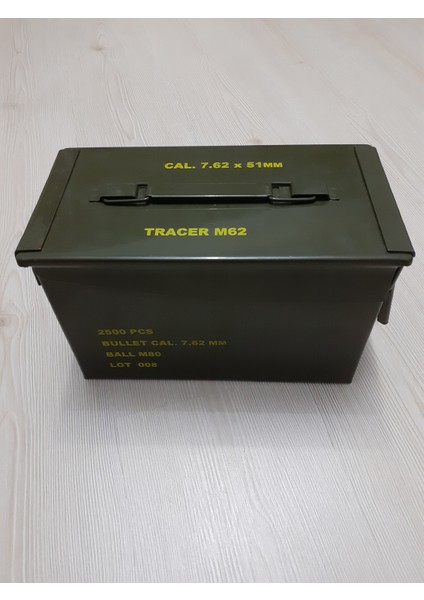 Büyük Boy Çok Amaçlı Metal Su Geçirmez Kutu Mühimmat Kutusu