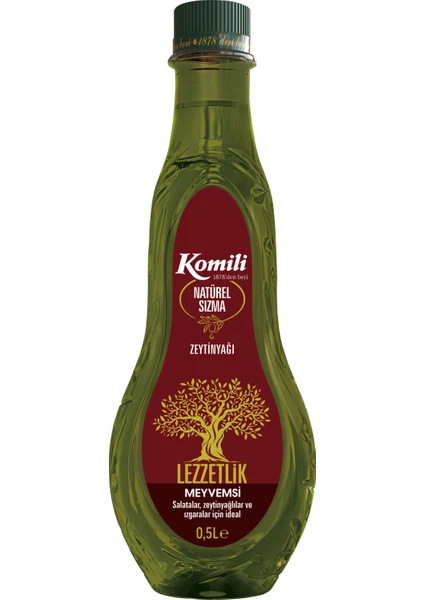 Lezzetlik Meyvemsi Natürel Sızma Zeytinyağı 500 ml