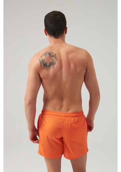 Regular Fit Turuncu Düz Şort Mayo fırsatları